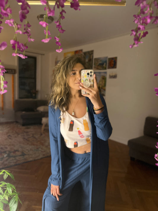 Desi Drinks crop top