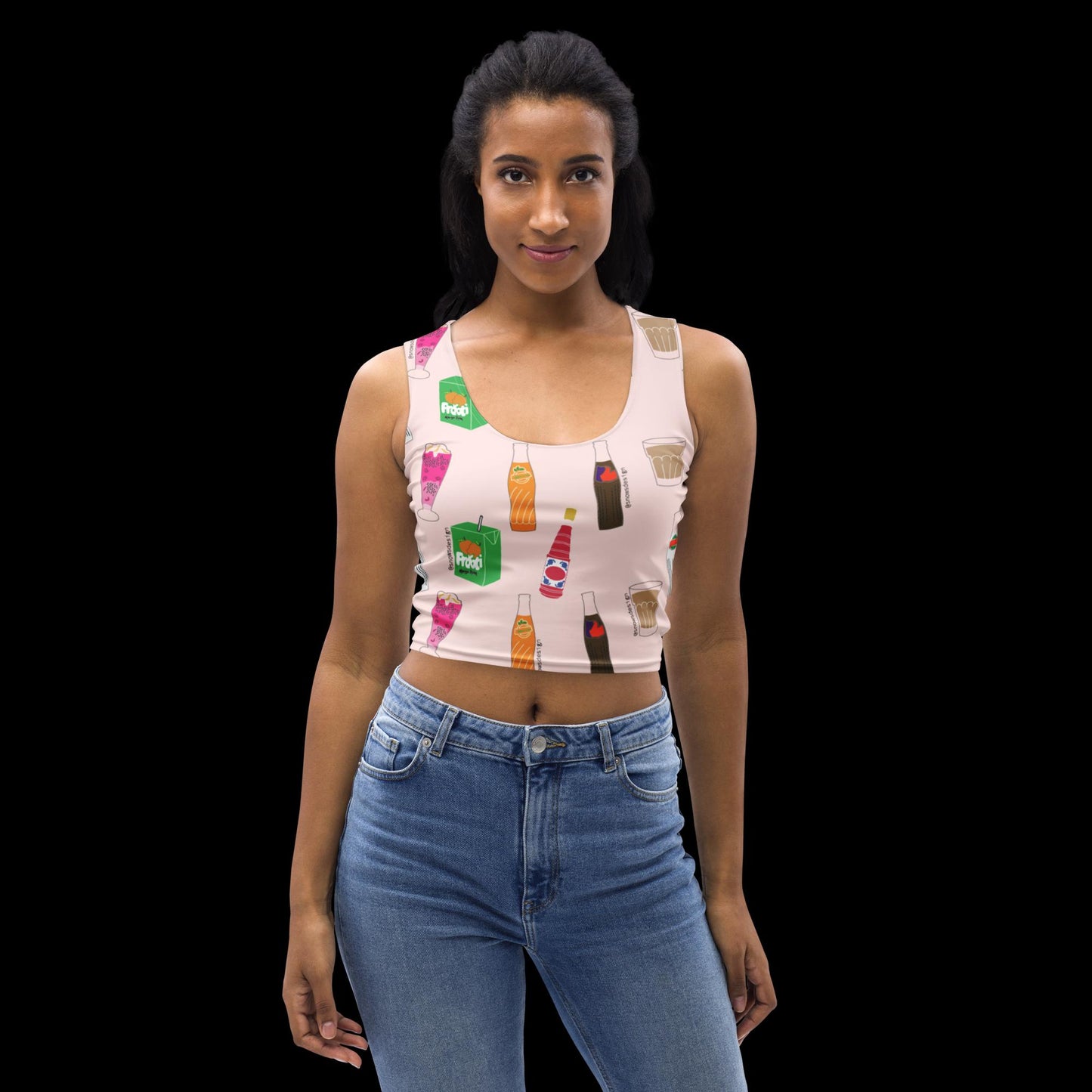Desi Drinks crop top