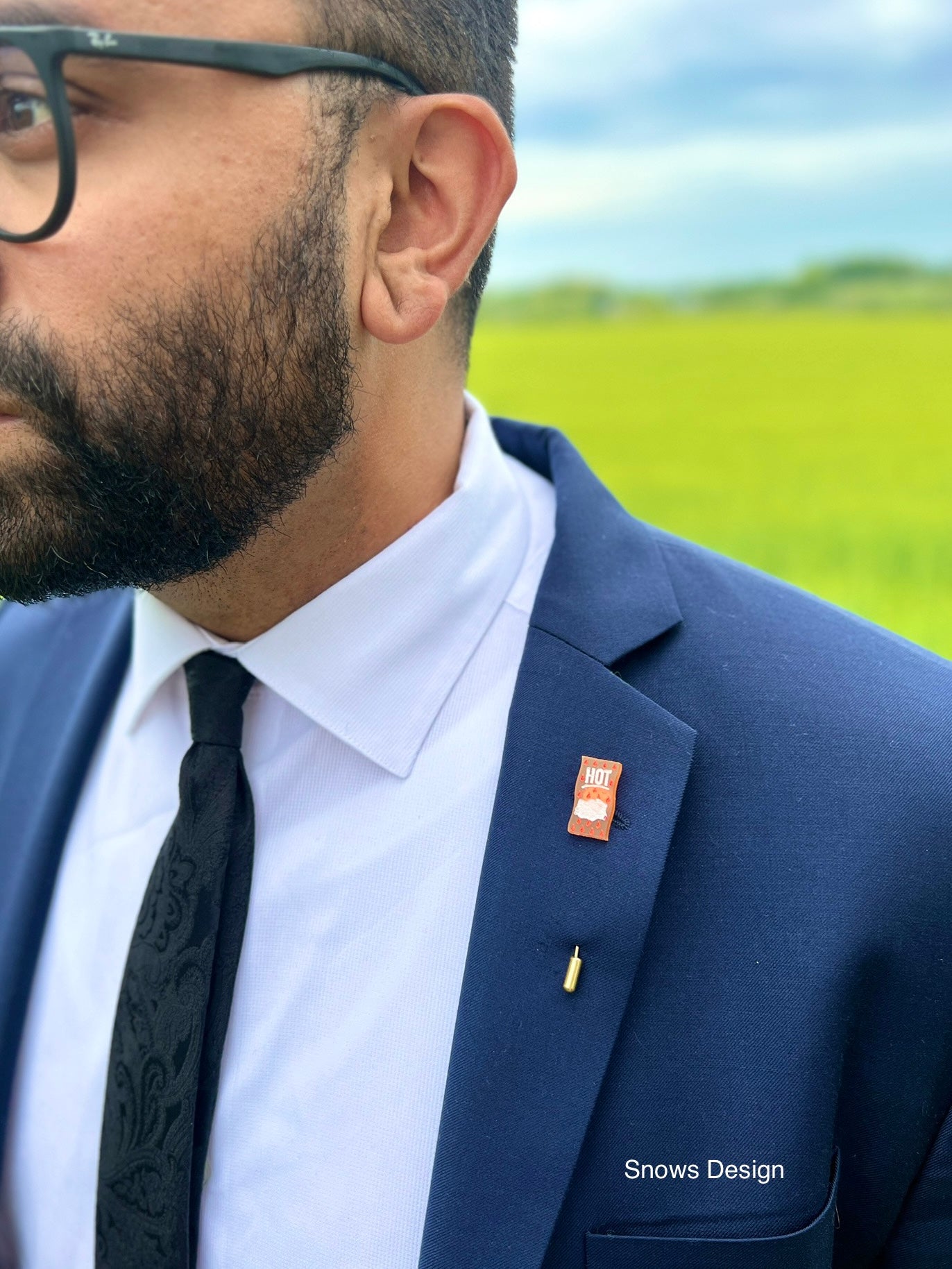 Sauce Packet Lapel Pins