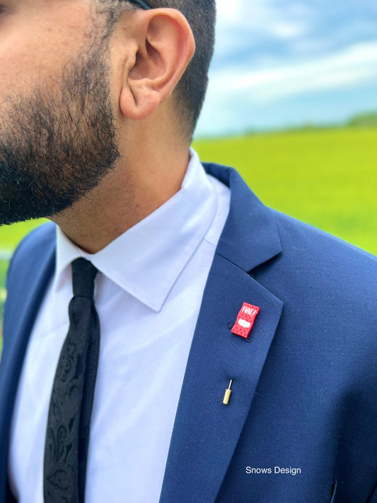 Sauce Packet Lapel Pins