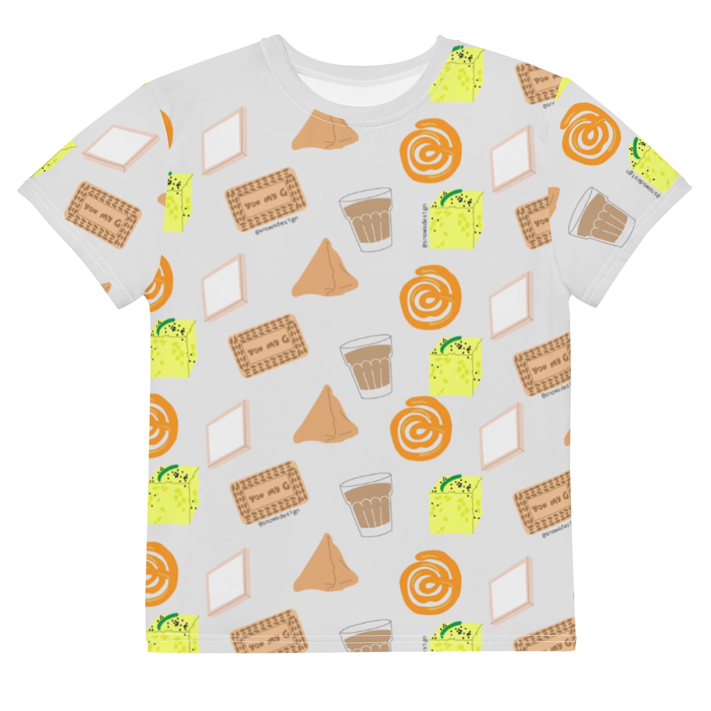Youth Desi Khana Snacks t-shirt